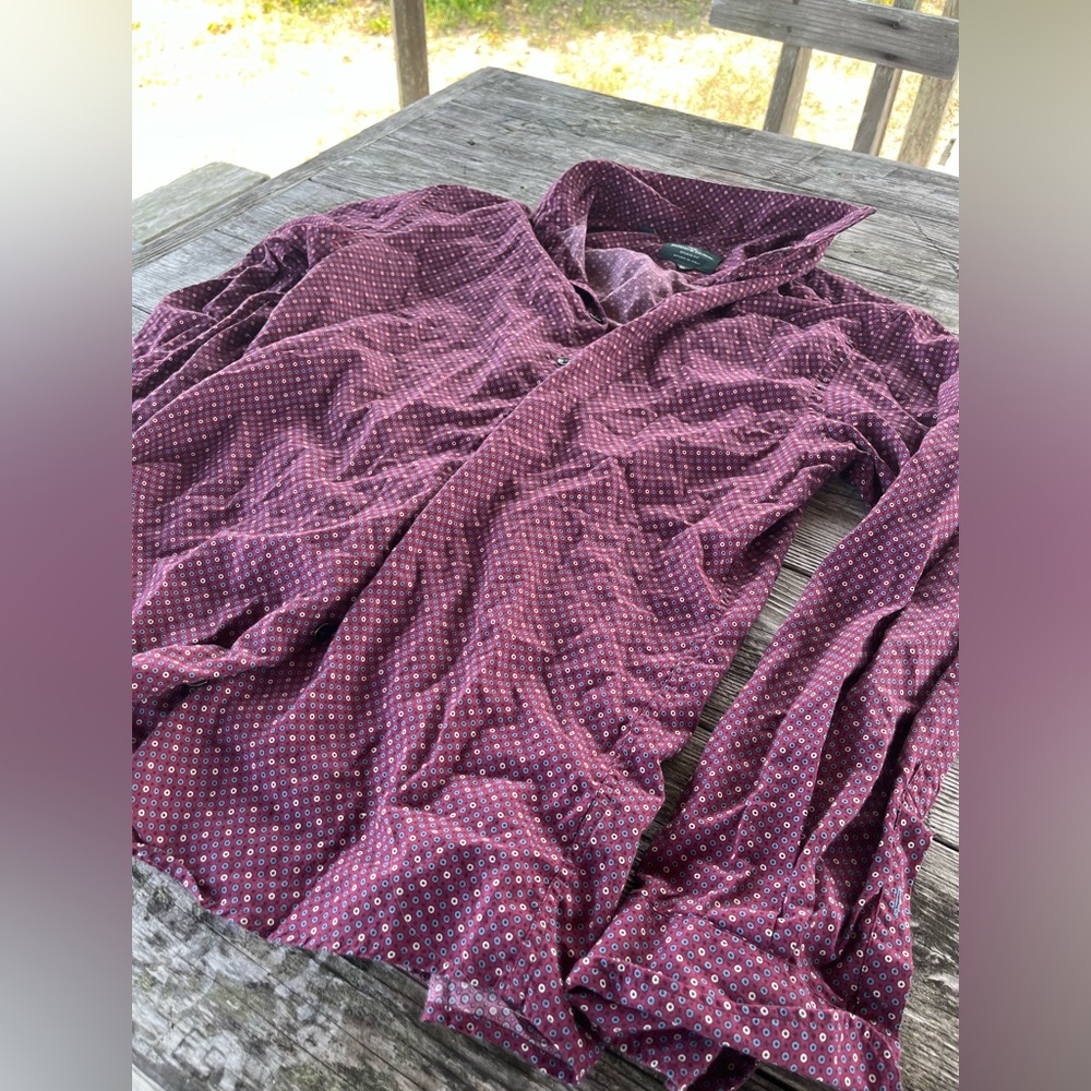 RODD AND GUNN WOMENS COTYON BUTTON DOWN SHIRT SZ XL, ITALY